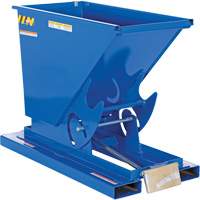 Self-Dumping Hopper, Steel, 1/3 cu.yd., Blue EastCoast Offshore Supplies
