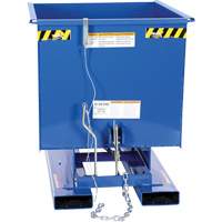Self-Dumping Hopper, Steel, 1/2 cu.yd., Blue EastCoast Offshore Supplies