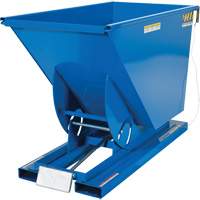 Self-Dumping Hopper, Steel, 3/4 cu.yd., Blue EastCoast Offshore Supplies