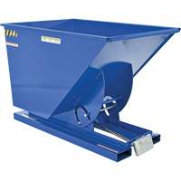Self-Dumping Hopper, Steel, 1 cu.yd., Blue EastCoast Offshore Supplies
