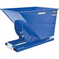 Self-Dumping Hopper, Steel, 1 cu.yd., Blue EastCoast Offshore Supplies