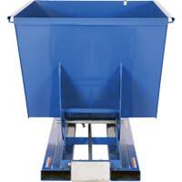 Self-Dumping Hopper, Steel, 1-1/2 cu.yd., Blue EastCoast Offshore Supplies