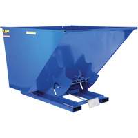 Self-Dumping Hopper, Steel, 2-1/2 cu.yd., Blue EastCoast Offshore Supplies