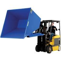 Self-Dumping Hopper, Steel, 2-1/2 cu.yd., Blue EastCoast Offshore Supplies