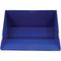 Self-Dumping Hopper, Steel, 3 cu.yd., Blue EastCoast Offshore Supplies