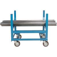Pipe & Bar Cradle Truck, 24" L x 24" W x 34" H, 2500 lbs. Capacity, Polyurethane Wheels EastCoast Offshore Supplies