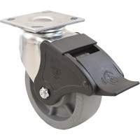Emaxx Caster, Swivel with Brake, 4" (101.6 mm), Envirothane, 1000 lbs. (453.6 kg.) EastCoast Offshore Supplies