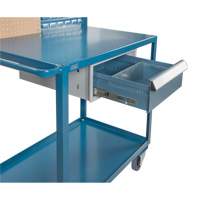 Mobile Service Cart, 2 Tiers, 24" W x 57" H x 40" D, 1200 lbs. Capacity EastCoast Offshore Supplies
