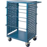 Mobile Wire Spool Cart, Steel, 6 Rod, 21" W x 48" H x 38" D, 1200 lbs. Capacity EastCoast Offshore Supplies