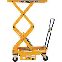 DC Powered Hydraulic Scissor Lift Elevating Cart, Steel, 39-3/4" L x 20-1/2" W, 1000 lbs. Capacity EastCoast Offshore Supplies