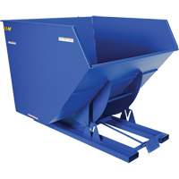 Self-Dumping Hopper, Steel, 4 cu.yd., Blue EastCoast Offshore Supplies