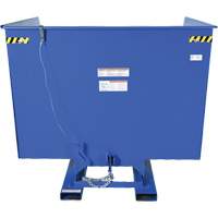 Self-Dumping Hopper, Steel, 4 cu.yd., Blue EastCoast Offshore Supplies