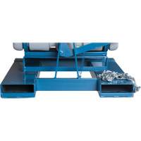 Self-Dumping Hopper, Polyethylene, 5/8 cu.yd., Grey EastCoast Offshore Supplies