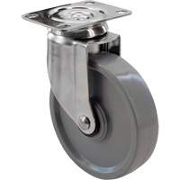 2309 Caster, Swivel, 4" (101.6 mm), Envirothane Grey, 350 lbs. (158.8 kg.) EastCoast Offshore Supplies