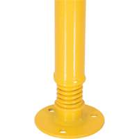 Spring Loaded Bollard, Steel, 42" H x 2-1/8" W, Yellow EastCoast Offshore Supplies