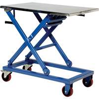 Manual Scissor Lift Table, 37" L x 23-1/2" W, Steel, 660 lbs. Capacity EastCoast Offshore Supplies