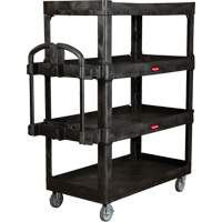 Heavy-Duty Ergo Utility Cart, 4 Tiers, 24-1/4" x 62-2/5" x 54-1/10", 700 lbs. Capacity EastCoast Offshore Supplies