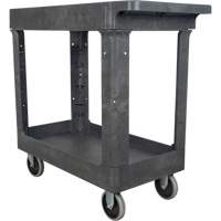 Utility Service Cart, 2 Tiers, 16-1/2" x 32-1/2" x 34-1/2", 550 lbs. Capacity EastCoast Offshore Supplies