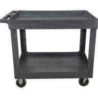 Chariot utilitaire pour l'entretien, 2 tiers, 24-5/8" x 32-1/2" x 40", Capacit&eacute; 550 lb EastCoast Offshore Supplies
