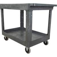 Chariot utilitaire pour l'entretien, 2 tiers, 24-5/8" x 32-1/2" x 40", Capacit&eacute; 550 lb EastCoast Offshore Supplies