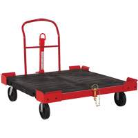Towable Pallet Cart, 54-1/2" L x 51" W, 2500 lbs. Cap., Polyolefin Wheels EastCoast Offshore Supplies