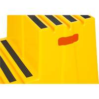 Escabeau industriel, 2 marches, 26" x 22-7/16" x Hauteur 19-11/16" EastCoast Offshore Supplies