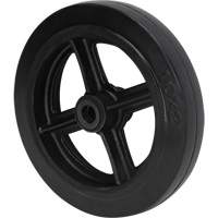 Roue en caoutchouc moul&eacute;, 10" (254 mm) dia. x 2" (50,8 mm) la, Capacit&eacute; de 948 lb (430 kg) EastCoast Offshore Supplies