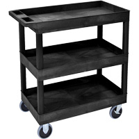 Tub Cart, 3 Tiers, 35-1/4" x 37-1/4" x 18", 375 lbs. Capacity EastCoast Offshore Supplies