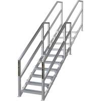 SmartStairs 6-10 Steps Modular Construction Stair System, 75" H EastCoast Offshore Supplies
