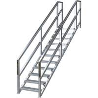 SmartStairs 11-16 Steps Modular Construction Stair System, 120" H EastCoast Offshore Supplies