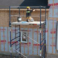 Complete Scaffold Tower with Casters, 69-1/2" D x 178" H EastCoast Offshore Supplies