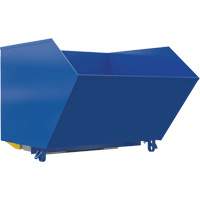 Heavy-Duty H-Style Bump & Dump Hopper, Steel, 1-1/2 cu.yd., Blue EastCoast Offshore Supplies