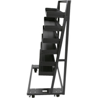 Single-Sided Heavy Duty A-Frame Cart with 6 Lipped Trays, 38" x 25" x 63", 2500 lbs. Capacity EastCoast Offshore Supplies