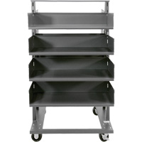 Double-Sided Heavy Duty A-Frame Cart with 8 Large Trays, 38" x 30" x 63", 2500 lbs. Capacity EastCoast Offshore Supplies