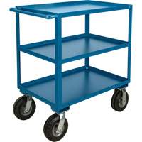 Outdoor Shelf Cart, 3 Tiers, 18" W x 39" H x 33" D, 1200 lbs. Capacity EastCoast Offshore Supplies