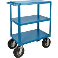Outdoor Shelf Cart, 3 Tiers, 18" W x 39" H x 33" D, 1200 lbs. Capacity EastCoast Offshore Supplies