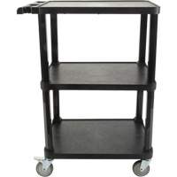 Chariot utilitaire avec tablette plate, 3 tiers, 18-1/8" x 37-3/8" x 27-3/4", Capacit&eacute; 330 lb EastCoast Offshore Supplies
