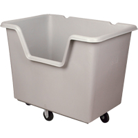 Starcart Easy-Access Box Truck, Polyethylene, 46" L x 31" W x 49" H, 24 cu. ft. Volume, 900 lbs. Capacity EastCoast Offshore Supplies