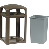 Cadre pour contenant Landmark Series Classique a/enveloppe rigide, Acier galvanis&eacute;, 35 gal. US EastCoast Offshore Supplies