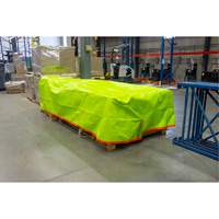 High-Visibility Heavy-Duty Woven Tarp, Polyethylene, Green/Orange, 16' x 20' x 12 mils EastCoast Offshore Supplies