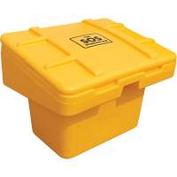 Salt Sand Container SOS, With Hasp, 30" x 24" x 24", 5.5 cu. Ft., Yellow EastCoast Offshore Supplies
