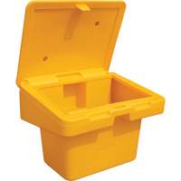 Salt Sand Container SOS, With Hasp, 30" x 24" x 24", 5.5 cu. Ft., Yellow EastCoast Offshore Supplies