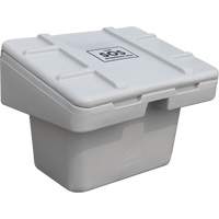 Salt Sand Container SOS, With Hasp, 30" x 24" x 24", 5.5 cu. Ft., Grey EastCoast Offshore Supplies