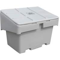 Salt Sand Container SOS, With Hasp, 42" x 29" x 30", 11 cu. Ft., Grey EastCoast Offshore Supplies