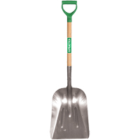 Scoop Shovel, Wood, Aluminum Blade, D-Grip Handle, 29" Length EastCoast Offshore Supplies