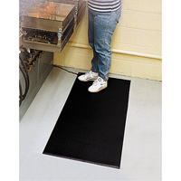 Tapis Comfort-King antistatique, 2' la x 3' lo x 3/8" &eacute;p, Rugueux, Gris EastCoast Offshore Supplies