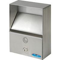 Smoking Receptacles, Wall-Mount, Stainless Steel, 1 Litres Capacity, 9" Height EastCoast Offshore Supplies