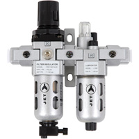 Filtre &agrave; air miniature en deux parties, r&eacute;gulateur et lubrificateur AFRLCM14, 1/4" NPT EastCoast Offshore Supplies