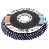 PowerBlend FLX Flexible Flap Disc, 4-1/2" x 7/8", Type 27, Z60 Grit, Zirconia Alumina EastCoast Offshore Supplies