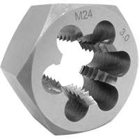 SAE Hex Die, 1" Dia., 6 mm Thread, Alloy Steel EastCoast Offshore Supplies